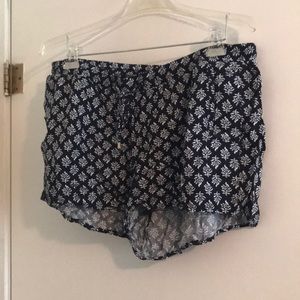 Navy Blue/Cream Shorts